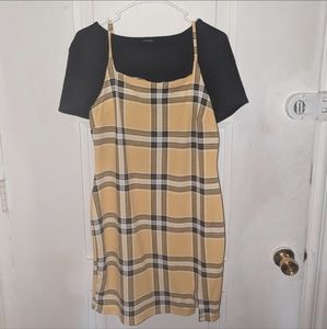 Gingham 2 piece dress